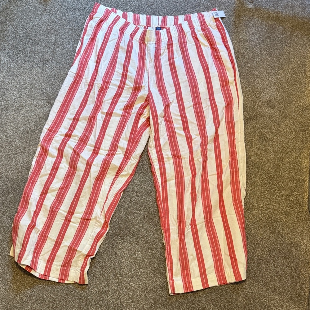 Striped linen pants BRAND NEW